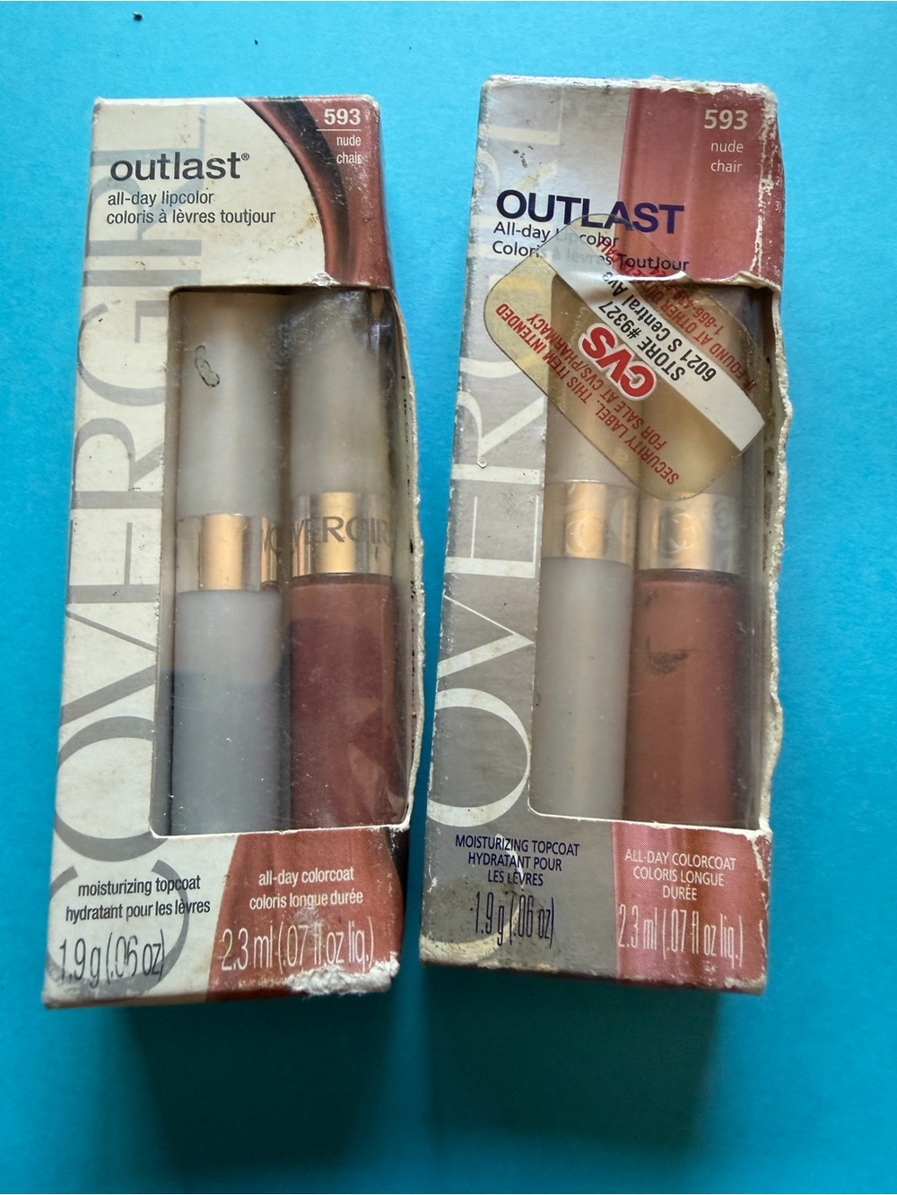2 COVER GIRL OUTLAST Lip 593 Nude